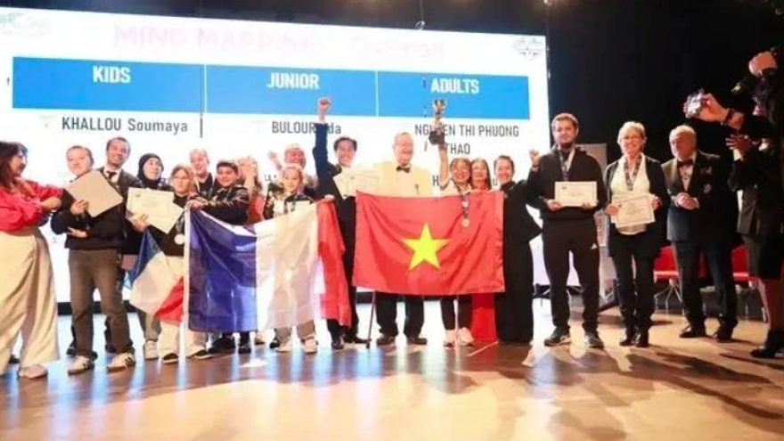 Vietnam wins World Mindmap Championship 2024